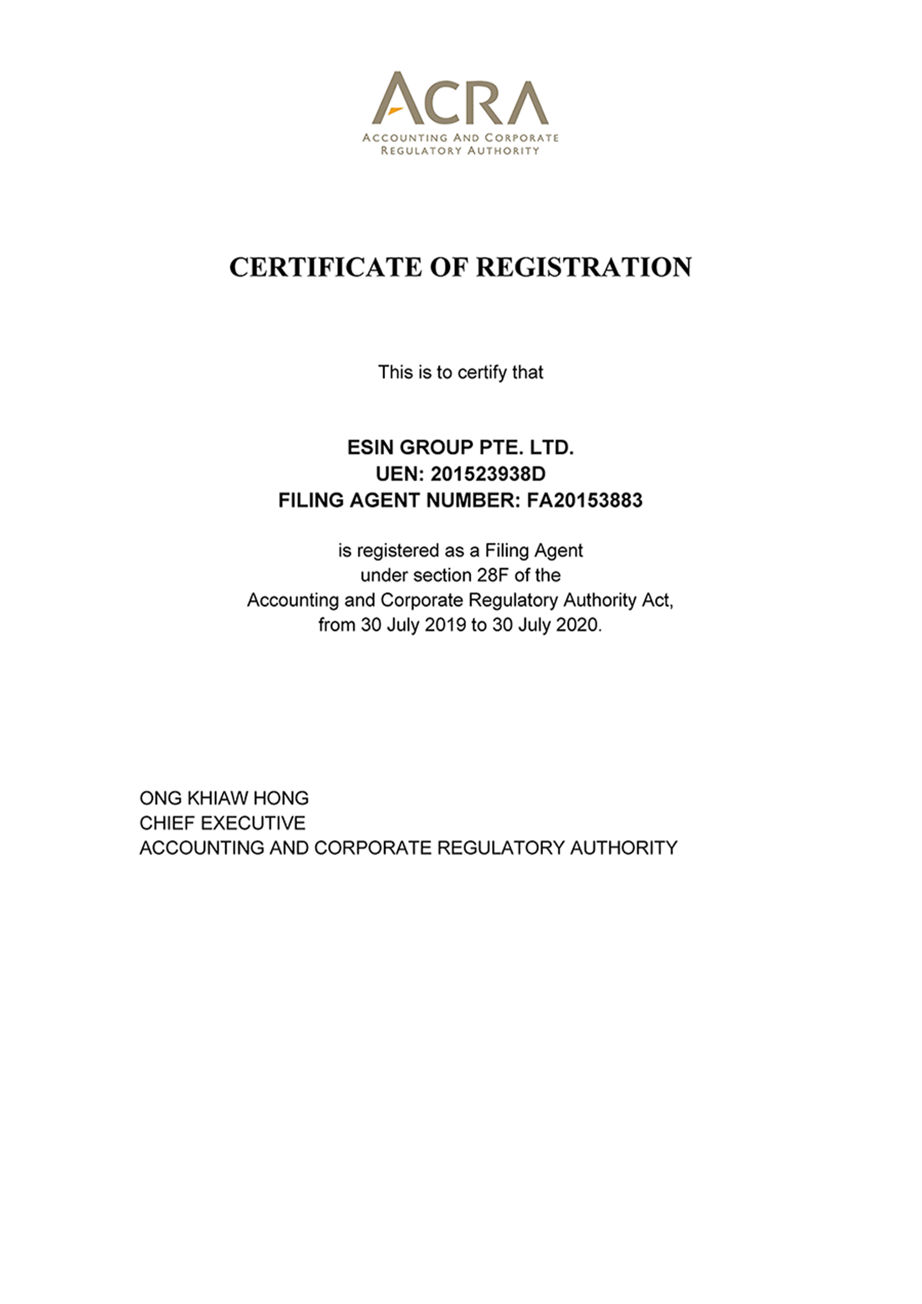 Singapore Company Incorporation