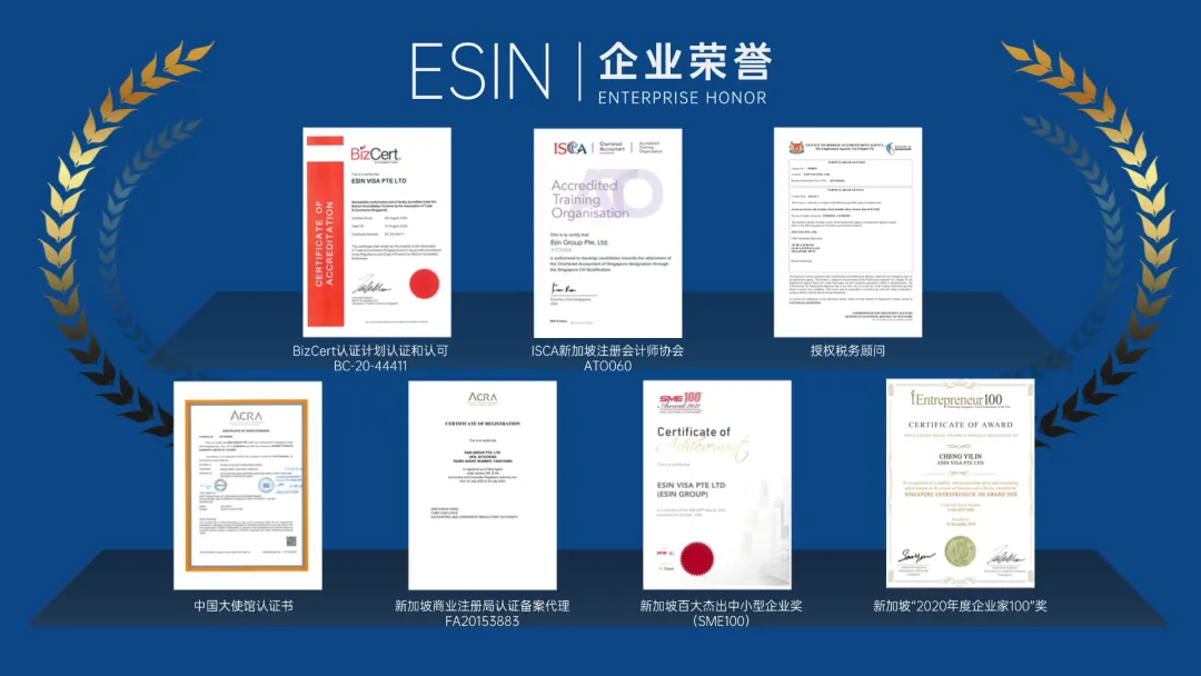 esin 企業榮譽